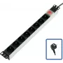 Unidade de distribuição de energia Lanview TUPS031 preto 4000W 510mm