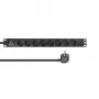 Unidade de distribuição de energia (PDU) Lanview LVR-2MSCH-LIC-SCH8 8 saídas AC 1U preto