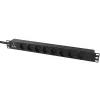 Unidade de distribuição de energia (PDU) Lanview LVR-2MDK-LIC-DK8 8 saídas AC 1U preto