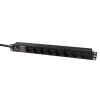 Unidade de distribuição de energia (PDU) Lanview LVR-2MSCH-SW-C13-8 8 saídas AC 1U preto