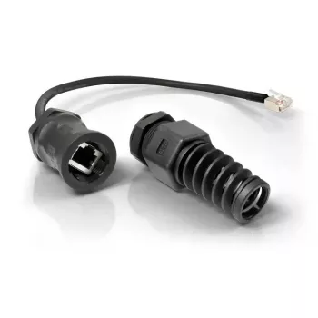 Cabo de rede QuWireless QRJ45 RJ-45 RJ-45 0,16 m preto