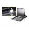 Consola de rack ATEN CL5800N 19 polegadas (48,3 cm) LCD 1280x1024 VGA USB/PS/2 teclado e rato metal 1HE preto