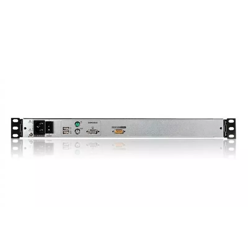 Consola de rack ATEN CL5800N 48,3 cm (19 polegadas) 1280 x 1024 píxeis metal preto 1U