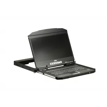 Consola de rack ATEN CL3700NW 47 cm (18,5 polegadas) 1920 x 1080 píxeis metal, plástico preto 1U