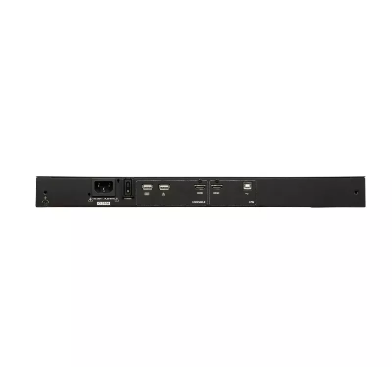 ATEN 1U profundidade curta USB HDMI calha única completa