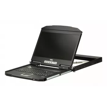 Comutador KVM ATEN CL3700NW montagem em rack preto USB HDMI Full HD