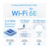 TP-Link AXE11000 Whole Home Mesh Wi-Fi 6E System, branco, interno, sistema Mesh, 600 m², tri-band (2,4 GHz / 5 GHz / 6 GHz), Wi-Fi 6E (802.11ax)