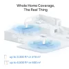 TP-Link AXE11000 Whole Home Mesh Wi-Fi 6E System, branco, interno, sistema Mesh, 600 m², tri-band (2,4 GHz / 5 GHz / 6 GHz), Wi-Fi 6E (802.11ax)