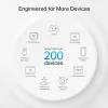 TP-Link AXE11000 Whole Home Mesh Wi-Fi 6E System, branco, interno, sistema Mesh, 600 m², tri-band (2,4 GHz / 5 GHz / 6 GHz), Wi-Fi 6E (802.11ax)