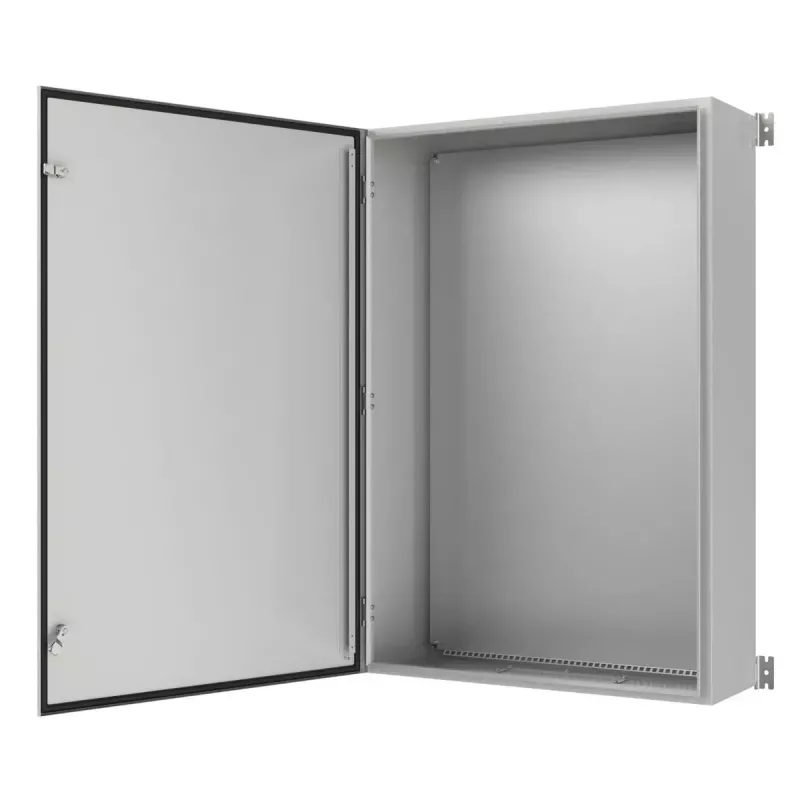 Lanview RWM-IP658012030W Caixa de parede IP65 com placa de montagem, L 800 x A 1200 mm