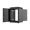 Armário rack Lanview RDL16U66BL 16U preto 600 kg IP20