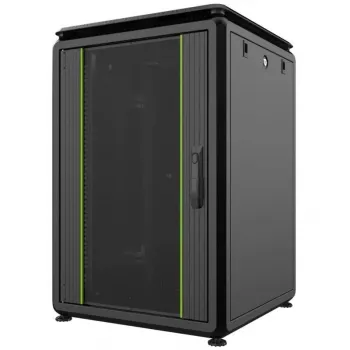 Armário rack Lanview RDL16U66BL 16U preto 600 kg IP20
