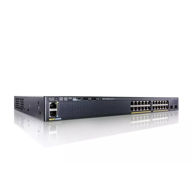 Switch gerido Cisco WS-C2960X-24TS-L L2/L3 Gigabit Ethernet 24 portas