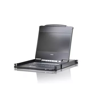 ATEN CL6700MW-ATA-EG consola rack 43,9 cm (17,3 polegadas) preto 1U