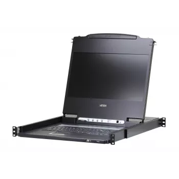 Switch KVM ATEN CL6700MW montagem em rack preto USB 1920x1080
