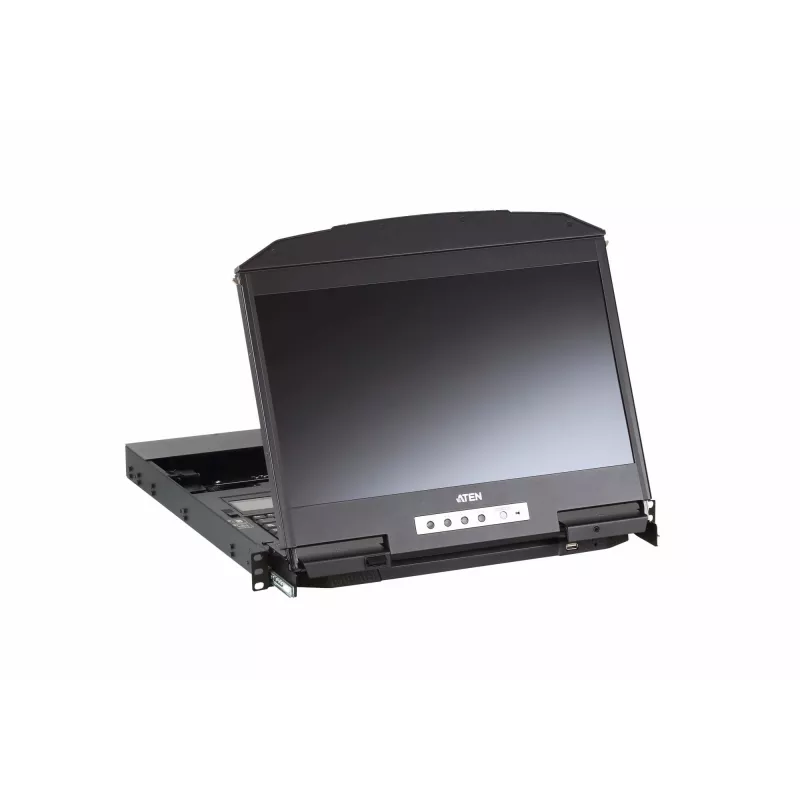 ATEN CL3800NW consola rack 47 cm (18,5 polegadas) 1920 x 1080 píxeis metal, plástico preto 1U