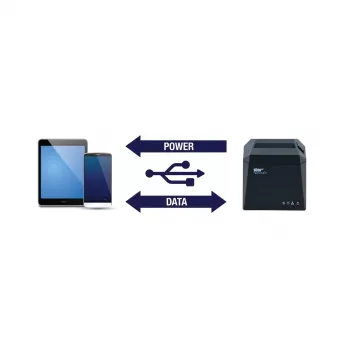 Impressora POS Star Micronics TSP143IV UEWB GY térmica direta 250 mm/s com fios sem fios
