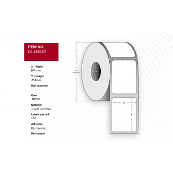 Etiquetas para impressora Capture CA-LB5157