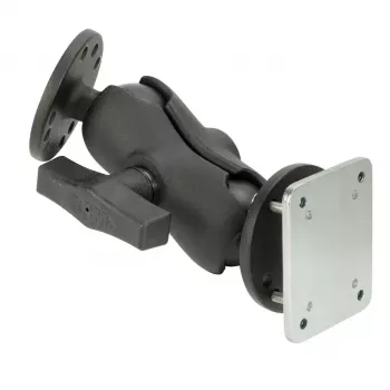 Base de montagem RAM Mounts RAM-101-B-225B2U preta 521g