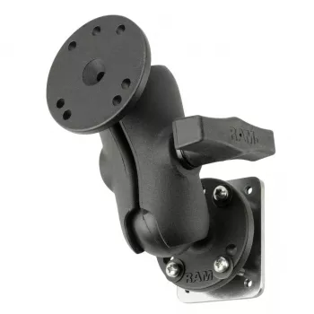Base de montagem RAM Mounts RAM-101-B-225B2U preta 521g