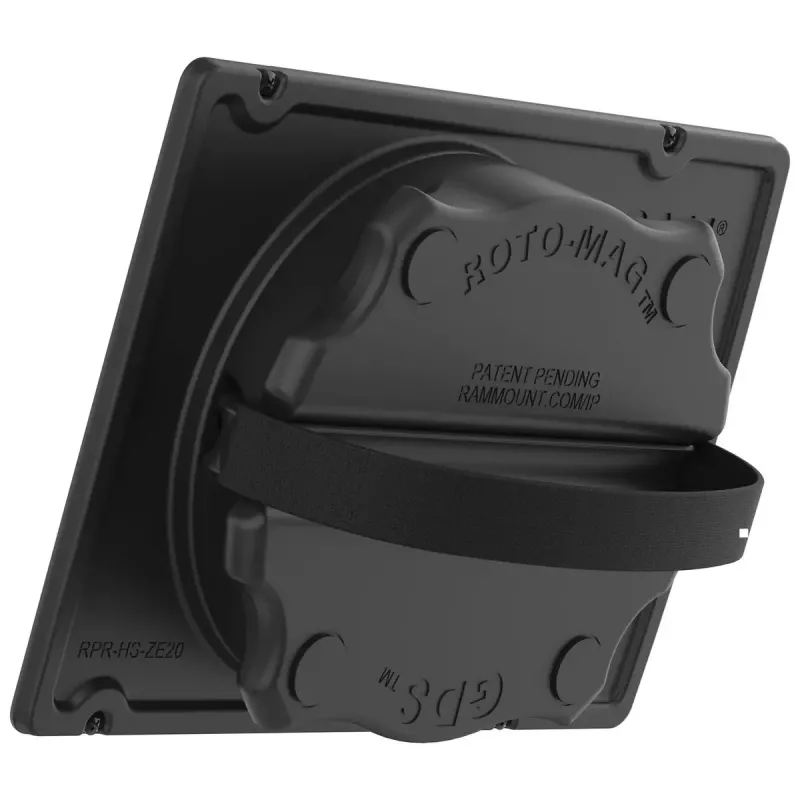 Pega RAM Mounts GDS Roto-Mag preta compósito 8 polegadas