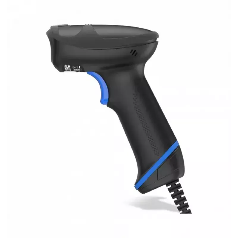 Leitor de Códigos de Barras Portátil Newland HR33 Marlin 1D/2D CMOS com Fio Preto