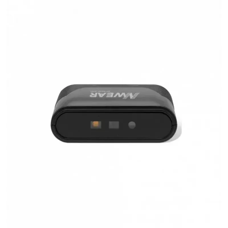 Leitor de Códigos de Barras Portátil Newland WD2 1D/2D CMOS Preto Com Fio Sem Fios