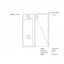Etiquetas de envio térmicas Capture 105 x 220 mm CA-LB7000 – etiquetas térmicas diretas para envio
