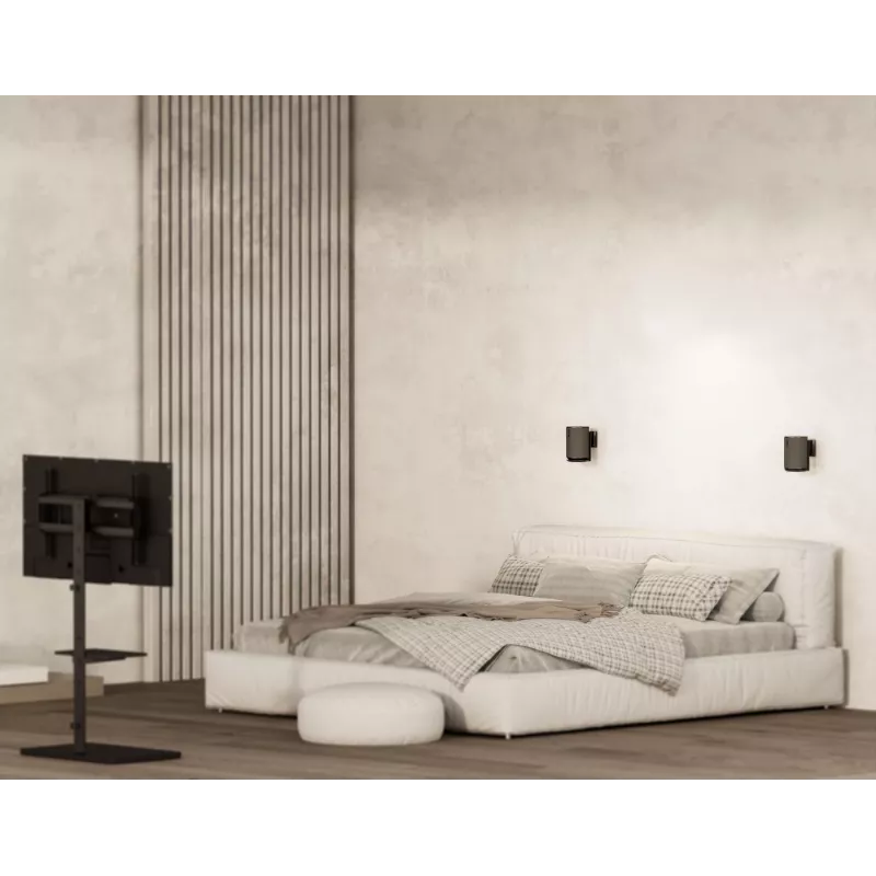 Suporte de altifalante Vivolink VLMSP-E100B design ajustável com inclinação e rotação