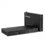 Transmissor e recetor de rede Lindy 100m Cat.6A 2 Host USB 3.2 Gen 1 e HDMI 4K60