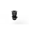 Vivolink VLDG22-B Passa-cabos de secretária para orifício de 22 mm, alumínio, preto
