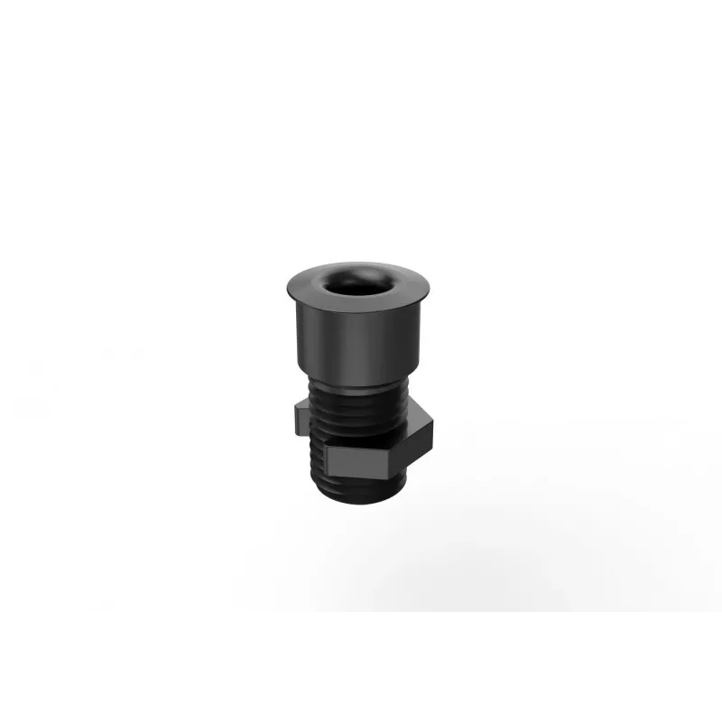 Vivolink VLDG22-B Passa-cabos de secretária para orifício de 22 mm, alumínio, preto