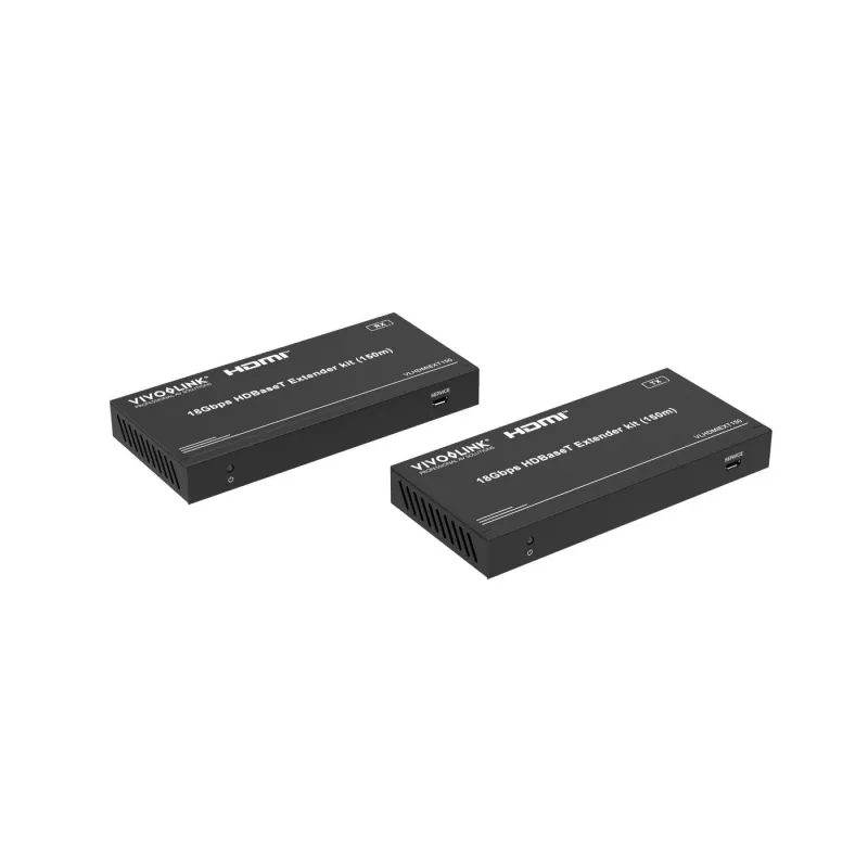 Kit extensor HDBaseT VivoLink VLHDMIEXT150 18 Gbit/s 4K através de cabo Cat único