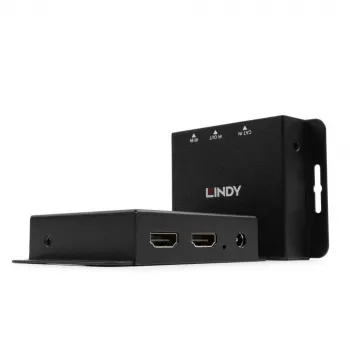 Transmissor e recetor AV Lindy 50m Cat.6 HDMI e IR Extensor 1920x1200