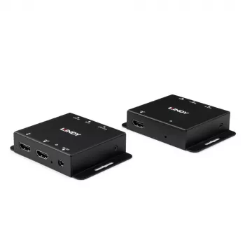 Transmissor e recetor AV Lindy 50m Cat.6 HDMI e IR Extensor 1920x1200