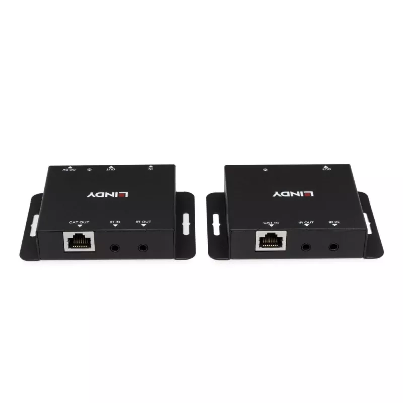Transmissor e recetor AV Lindy 50m Cat.6 HDMI e IR Extensor 1920x1200