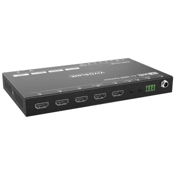 Comutador HDMI VivoLink VLSW141H-8K 4x1 — Seletor de entrada 8K@60Hz para quatro fontes HDMI