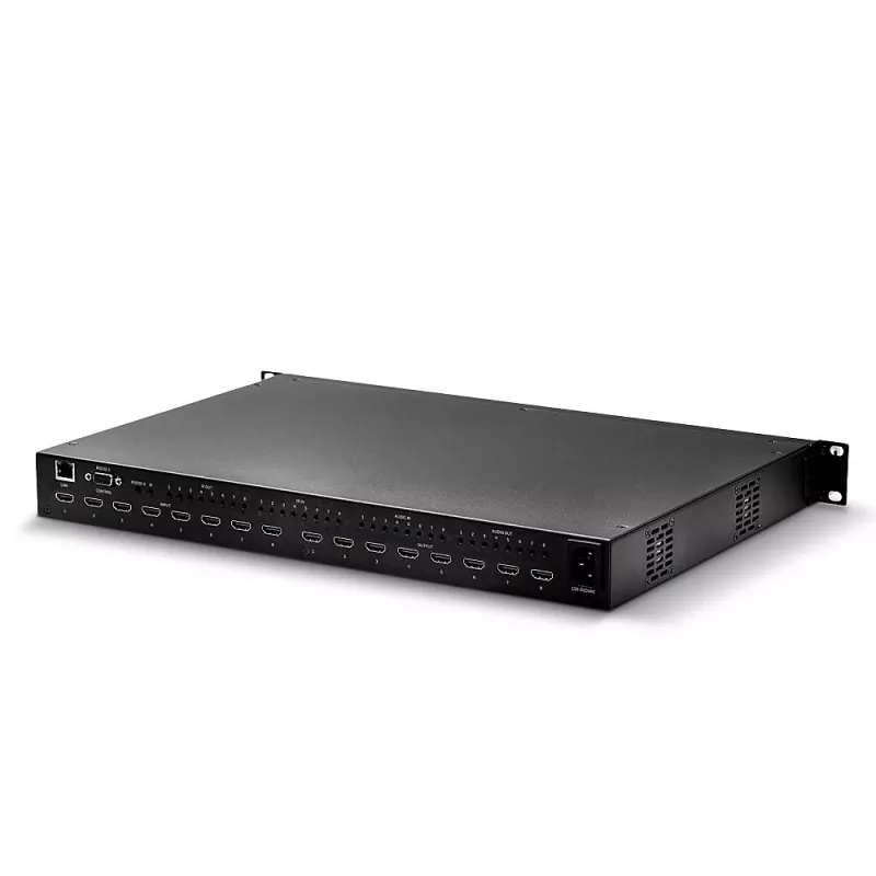Matriz HDMI Lindy 8x8 18G com escalonamento para videoparede