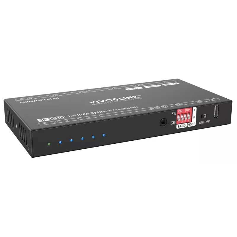 Divisor HDMI Vivolink VLHDMISP1X4-8K 1x4 com suporte 8K