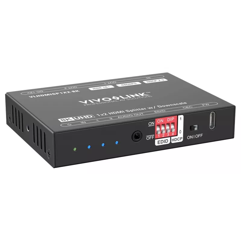 Divisor HDMI VivoLink VLHDMISP1X2-8K 1x2, suporta até 8K@60Hz