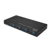 Comutador KVM Lindy 4 portas HDMI 4K60, USB 3.0 e áudio