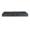Comutador KVM Lindy 4 portas HDMI 4K60, USB 3.0 e áudio