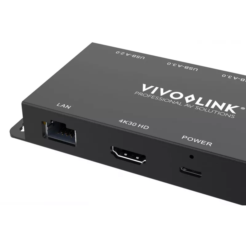 Adaptador gráfico USB Vivolink VLUSBCHUB2V2 com várias portas