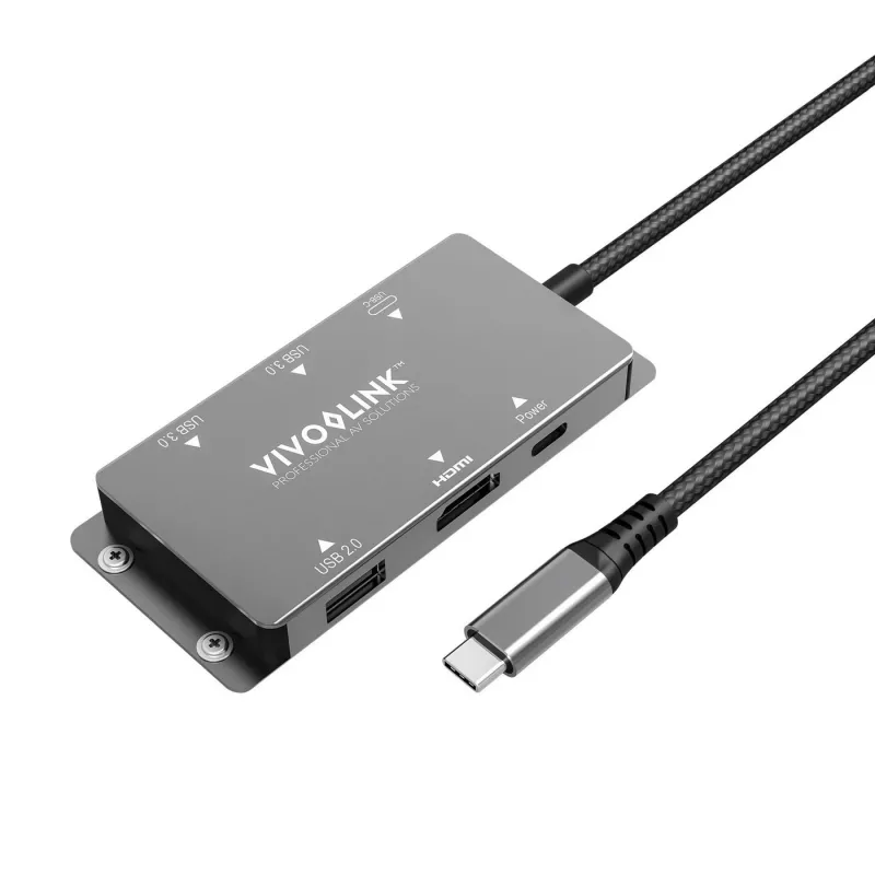 Adaptador gráfico USB Vivolink VLUSBCHUB 3840 x 2160 píxeis USB Type-C