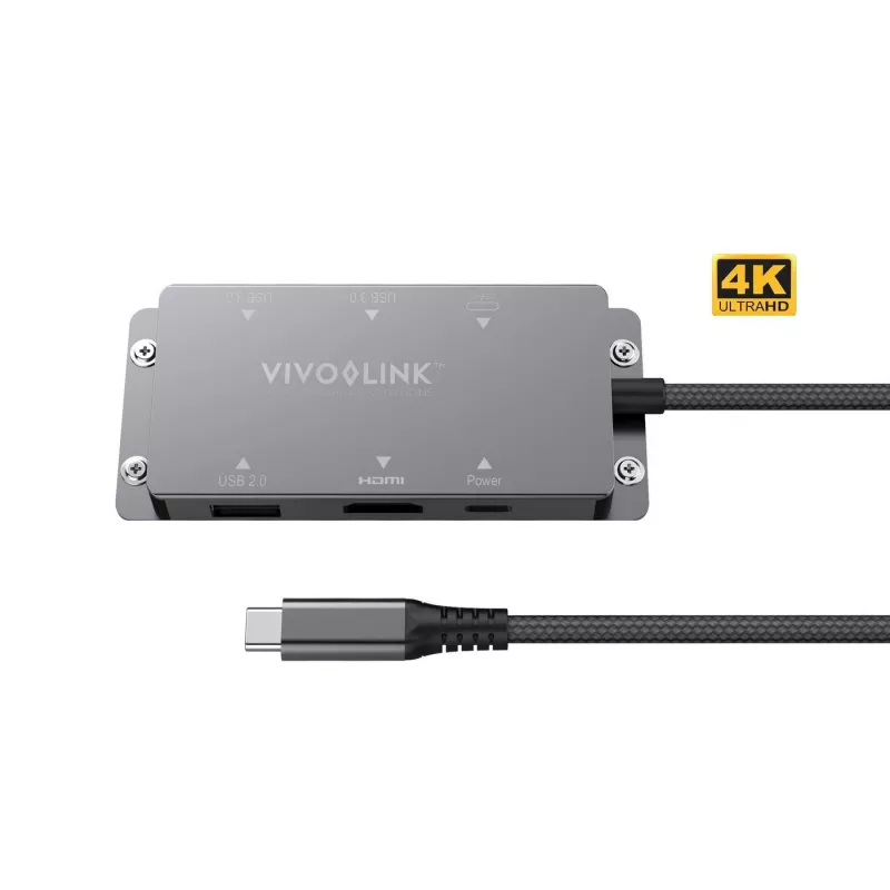 Adaptador gráfico USB Vivolink VLUSBCHUB 3840 x 2160 píxeis USB Type-C
