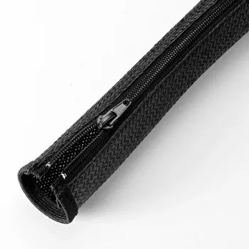 Manga de cabos Vivolink PROZIPSLEEVE1248 preta poliéster 1,2 cm 4800 mm