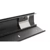 Calha de cabos reta VivoLink VLWL110B preta 660 mm de largura 60 mm de profundidade 20 mm de altura