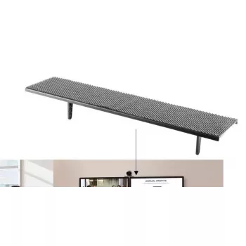 Estante para equipamentos AV Vivolink VLMPS2 preto madeira