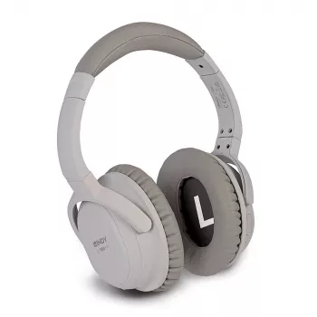 Lindy LH500XW Headset com fios e sem fios arco de cabeça chamadas/música Micro-USB Bluetooth cinzento