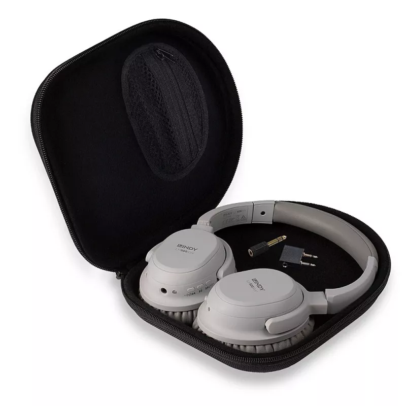 Lindy LH500XW Headset com fios e sem fios arco de cabeça chamadas/música Micro-USB Bluetooth cinzento